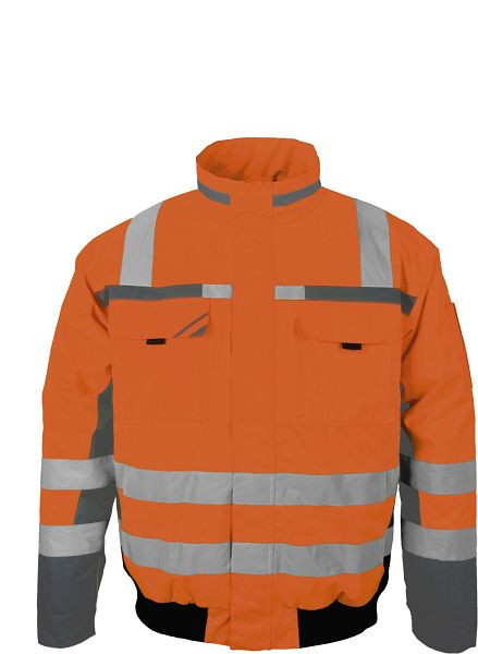 Veste pilote de protection d'avertissement PKA, orange/gris, taille : XL, WIPJ-O-005