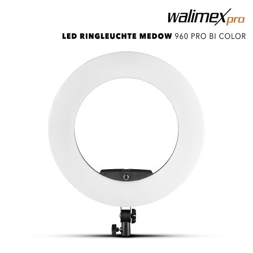 Lampe annulaire LED Walimex pro 960 Medow Pro Bi Color, 22043
