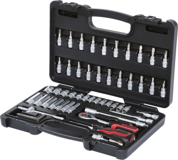 KS Tools Jeu de clés à douille 1/4", 53 pièces, 911.0653