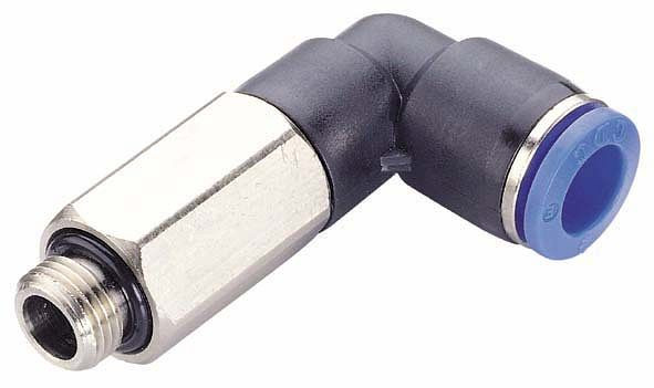 temporisateur B-WEdl-12-1/4-KU, raccord à vis coudé, long, cylindrique, tuyau Ø : 12 mm, filetage : 1/4", UE : 5 pièces, 03180139