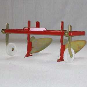 Lame de billonnage PowerPac Hobby - largeur de travail de 1,3 m avec 2 corps de billonnage et 2 roues de support avec adaptateur pour MF5, KAMS7003-1