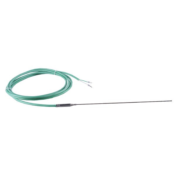 Thermocouple gainé JUMO, câble de compensation, 1xNiCr-Ni, 1.5x200mm, -200 à +1200°C, 00068436