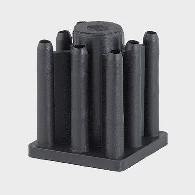 Manchon plastique carré TENTE ROLLS, axe Ø: 16 mm, R40-16x16 / 11
