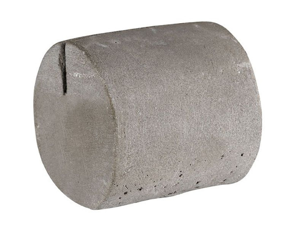 Porte-cartes APS, lot de 4, 3 x 3 cm, hauteur : 3 cm, béton, dont 30 cartes d'étiquettes 10 x 8 cm, poids : 40 g, 71492