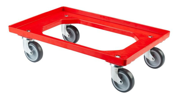 Rouleau de transport BS rollers pour cartons 60x40 cm, rouge, T.-ROLLER.1R