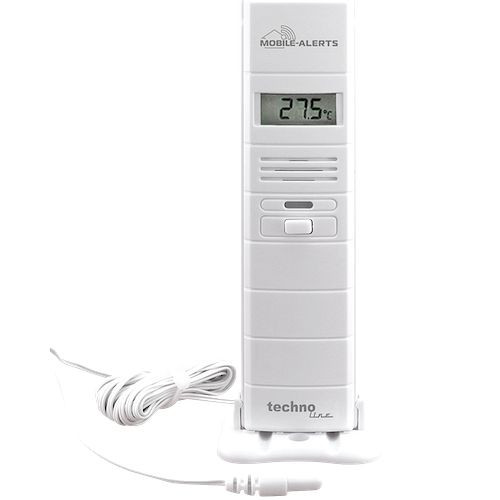 Détecteur de température / humidité Technoline avec sonde à câble, MA 10300