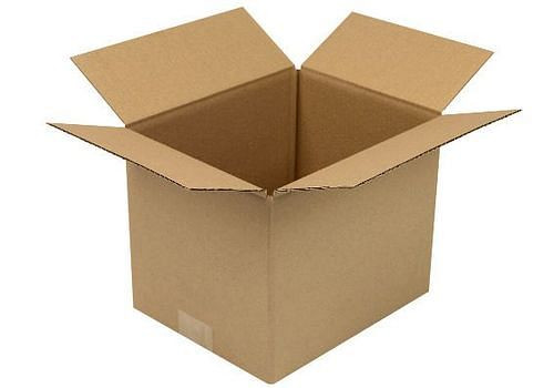 Boîte pliante en carton ondulé TransPak 1 paroi, dimensions intérieures 250 x 200 x 200 mm, qualité 1.20B, paquet de 25, 299229