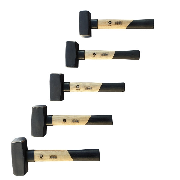 VaGo-Tools marteau à poing 800/1000/1250/1500/2000g jeu de 5 pièces, 233-508/510/512/515/520 chacun 1_zv