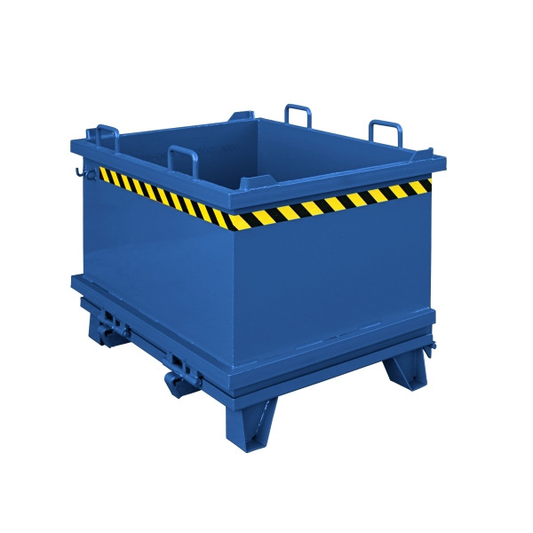 Eichinger industrie conteneur à fond rabattable, 1000 kg, 300 litres bleu gentiane, 20320400000097