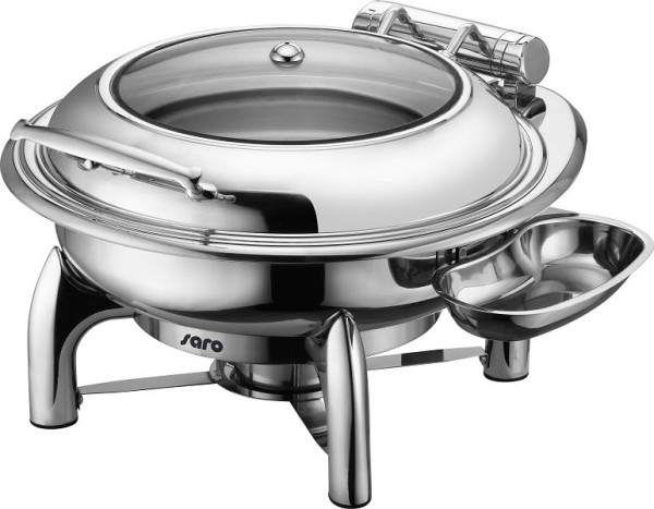 Chafing Dish à induction Saro avec couvercle à fermeture automatique, modèle rond JESSIE, 213-1210