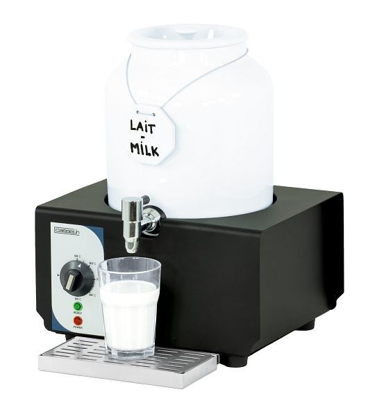 Casselin chauffe-lait 10L avec récipient en porcelaine, CDLPC10