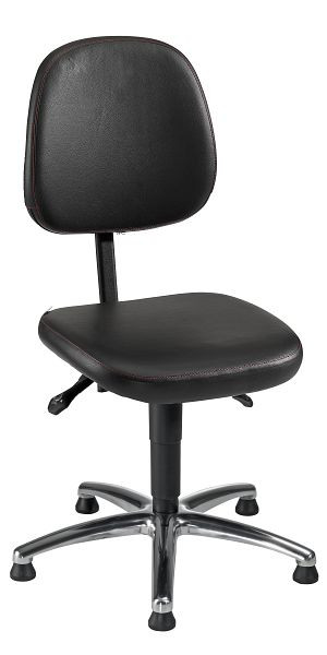 Siège de travail pivotant Mey WF-TG-KL-ALU, réglable en hauteur, 05023