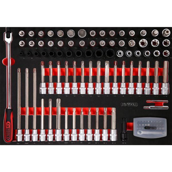 KS Tools PERFORMANCEplus jeu d'outils 111 pièces douilles 1/2', 811.1111