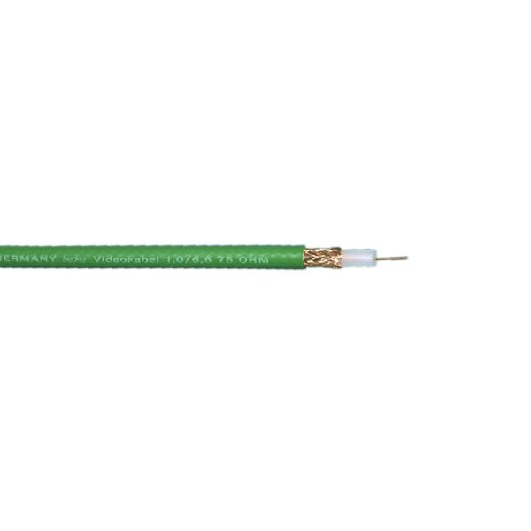 câble vidéo connectivité bda 1.0 / 6.6 vert - anneau 100m, 11250341