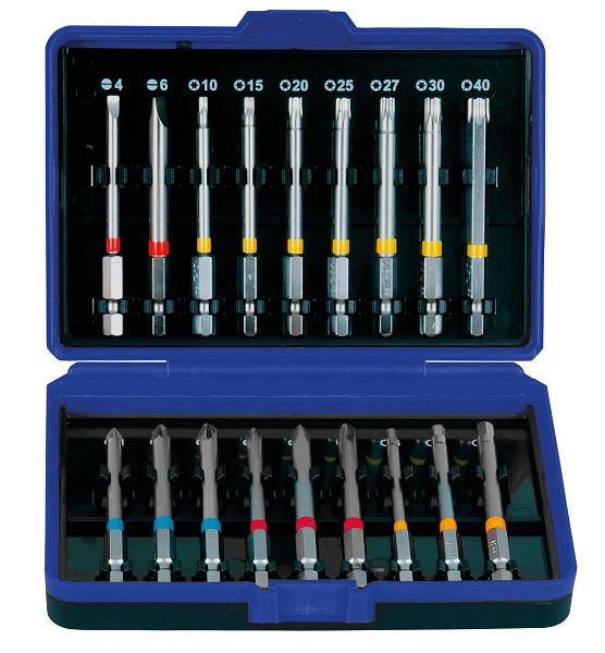 Boite à embouts 1/4" Projahn avec embouts marqués 18 pièces, 4093