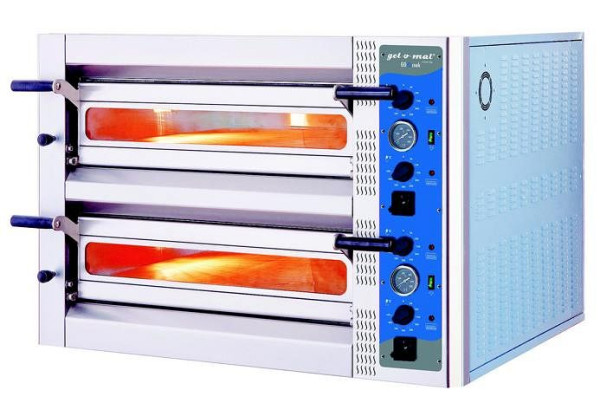 four à pizza gel-o-mat, modèle GE4302A Analogique, 2 x 620x620x150 mm, GE4302A