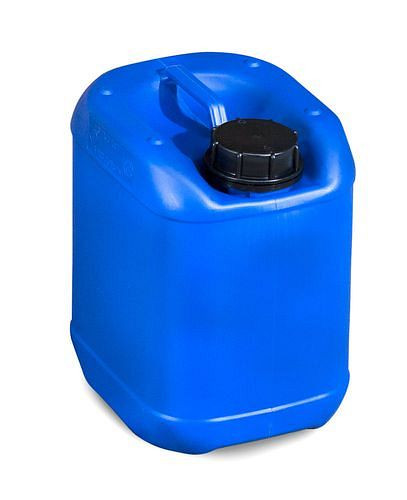 Bidon en plastique DENIOS en polyéthylène (PE), 5 litres, bleu, 266-993