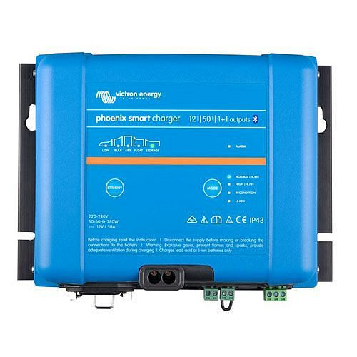 Chargeur de batterie Victron Energy Phoenix Smart IP43 24/16 (1+1) 120-240 V, PSC241651095