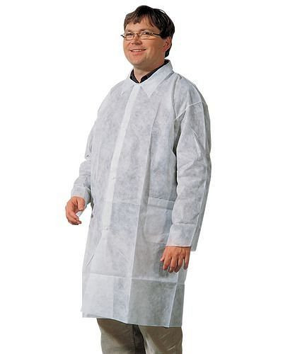 Blouse en polypropylène ASATEX, taille XXL, blanche, 129-878