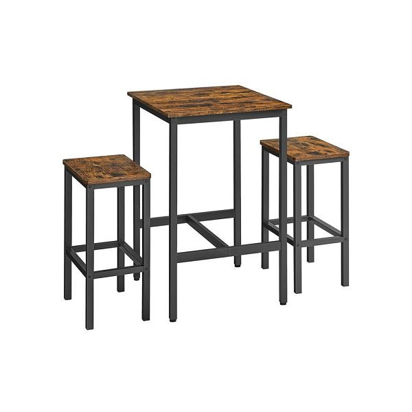 VASAGLE table à manger avec 2 chaises, LBT017B01