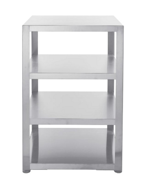 Module d'angle et table de travail Myoutdoorkitchen 60 cm, acier inoxydable, Nordic Line, 7965