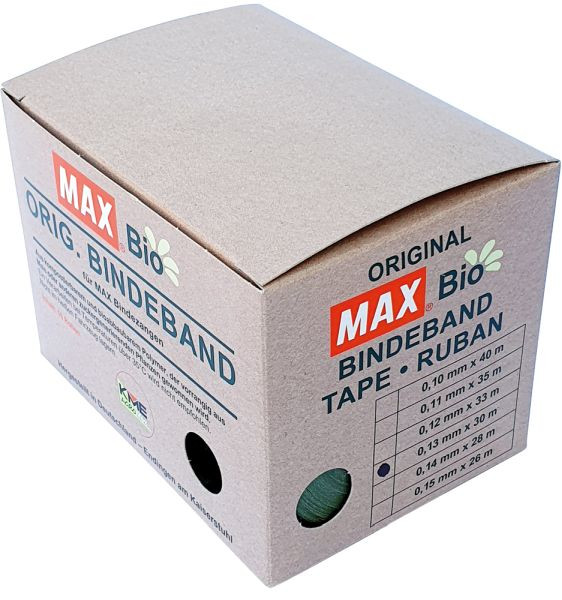 Ruban de reliure MAX Bio 13, marron, 30 m par rouleau, UE : 300 rouleaux, 7965
