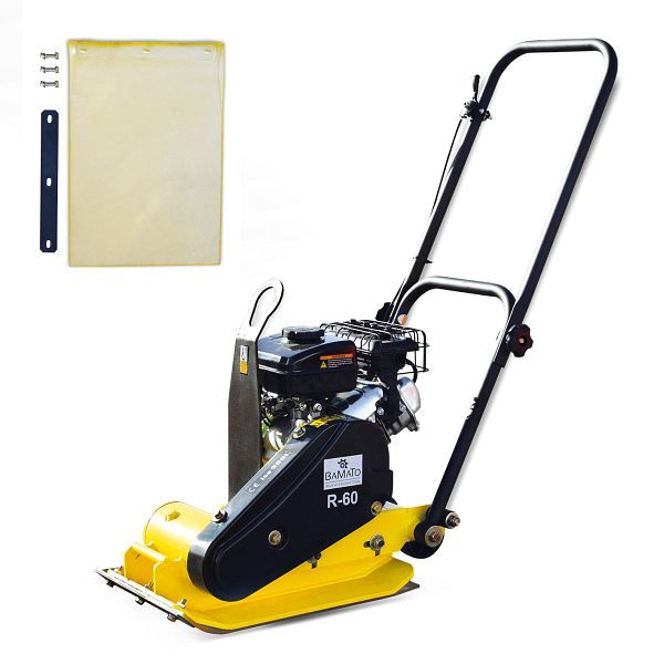 Plaque vibrante BAMATO R-60 avec tapis en caoutchouc, R-60