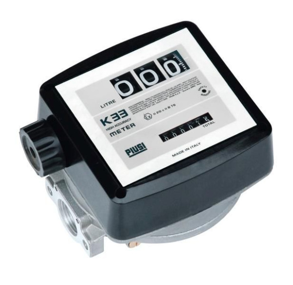 Compteur mécanique ZUWA K33 ATEX pour essence/diesel/kérosène, débit maxi 20-120 l/min, version A, P57000