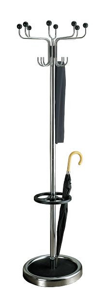 Kerkmann porte-manteau Rondo, Ø 520, H 1760 mm, chrome/noir, 30628083