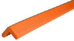Protection d'angle Knuffi, profil d'avertissement et de protection type E, orange, 1 mètre, PE-900200