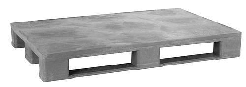 Palette robuste DENIOS, en PE-RE, 800 x 1200 x 150 mm, 3 semelles, lot de 5, 312650