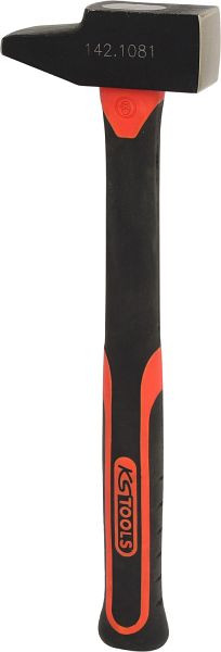 Marteau de mécanicien KS Tools, manche en fibre de verre, forme française, 800g, 142.1081