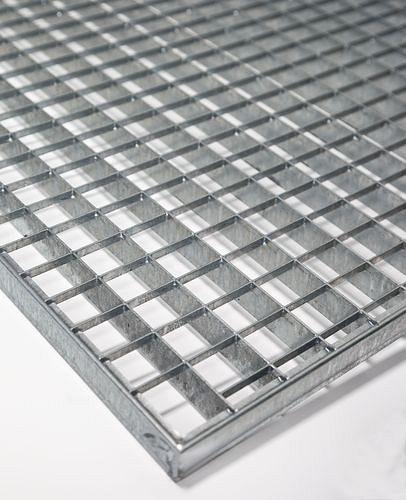 Grille DENIOS en acier, galvanisée, comme base pour bac collecteur