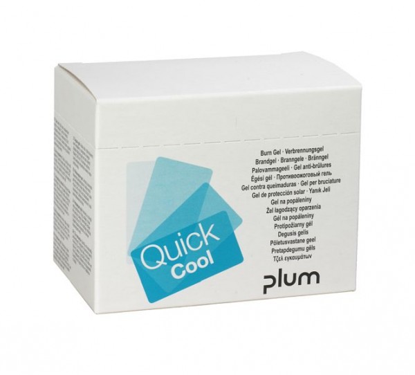 Plum QuickCool Burn Gel Boîte de 18 paquets de gel antalgique, 5150