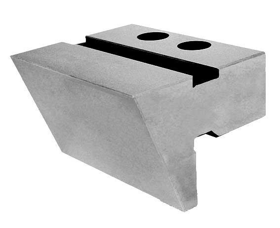 MACK Niederzugbacke überhoch für CNC- Schraubstock BB 125 mm, ZE-CMC-125NH