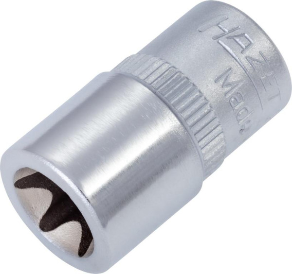 Insert pour clé à douille Hazet TORX®, carré creux 6,3 mm (1/4 pouce), profil extérieur TORX®, E11, 850-E11