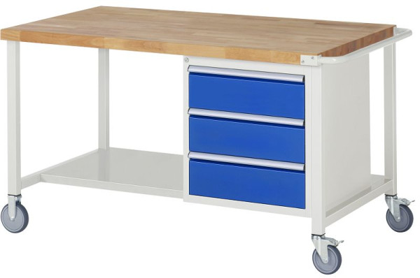 Etabli mobile RAU 8000 - modèle 8157, L1500 x P900 x H880 mm, 15-8157A6-159B4S.11