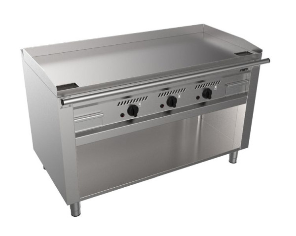 Grill teppanyaki à gaz Saro avec base ouverte modèle TED3/140 G, 423-3105
