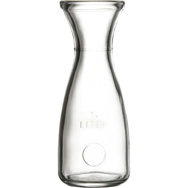 Carafe à vin/eau en verre Pasabahce 0,25 litre, Ø 67 mm, hauteur 176 mm, UE : 12 pièces, GL4901250