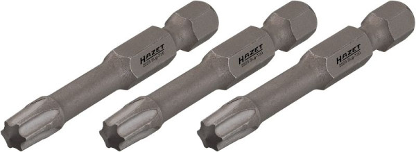Impact Hazet, embouts de torsion pour tournevis machine, six pans plein 6,3 (1/4 pouce), profil intérieur TORX®, T10, nombre d'outils : 3, 2223SLG-T10/3