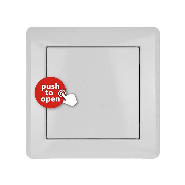 HKW porte d'entrée QUATTRO PUSH, blanc, 9003