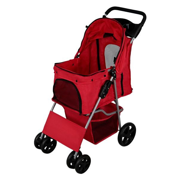 Monster Dog Poussette Animal Buggy Pliable Pet Buggy avec housse de pluie, 211886