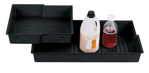 Bac d'insertion en plastique polyéthylène (PE) DENIOS pour bac de récupération d'armoire chimique Comfort CS 104-A, type A, 207334