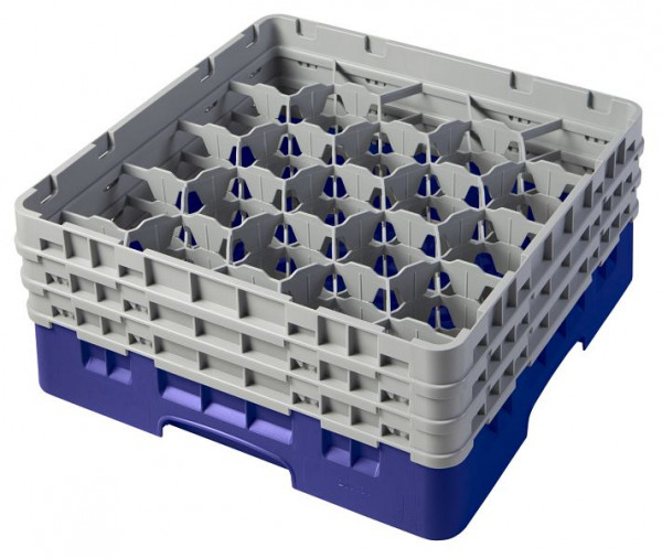 Panier de lavage Cambro 20 compartiments Camrack® 17,4 cm bleu marine, lot de 3, 20S638186