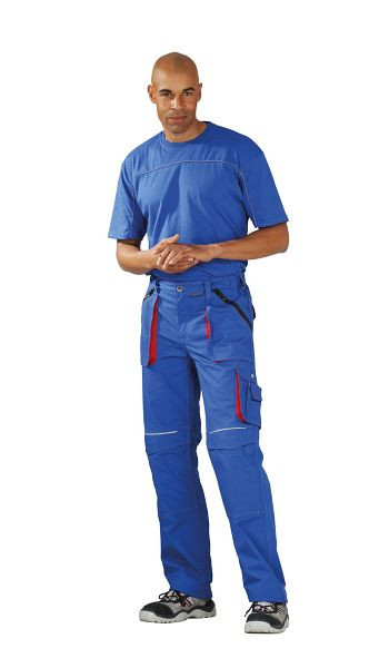 Pantalon Planam Basalt, bleu bleuet/rouge, taille 52, 2821052