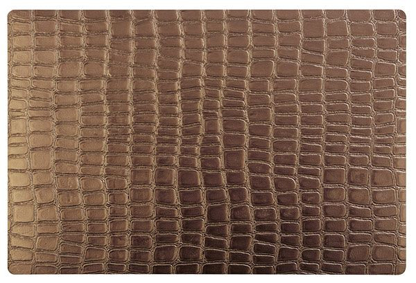 Set de table APS - cuivre -CROCO-, 45 x 30 cm, plastique (EVA), fond antidérapant, lot de 6, 60536