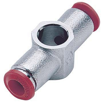 temporisateur B-TS-8-1/4-MSv, bagues tournantes en T pour boulons banjo, série "AH", tuyau Ø: 8 mm, filetage: 1/4'', UE: 10 pièces, 03671039
