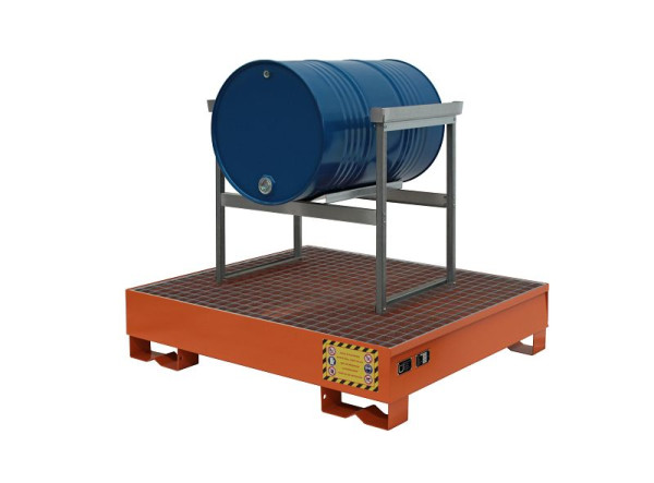 Racks à fûts empilables Sall - Structure démontable SPFN3, 125 cm x 36 cm, SPFN353Z