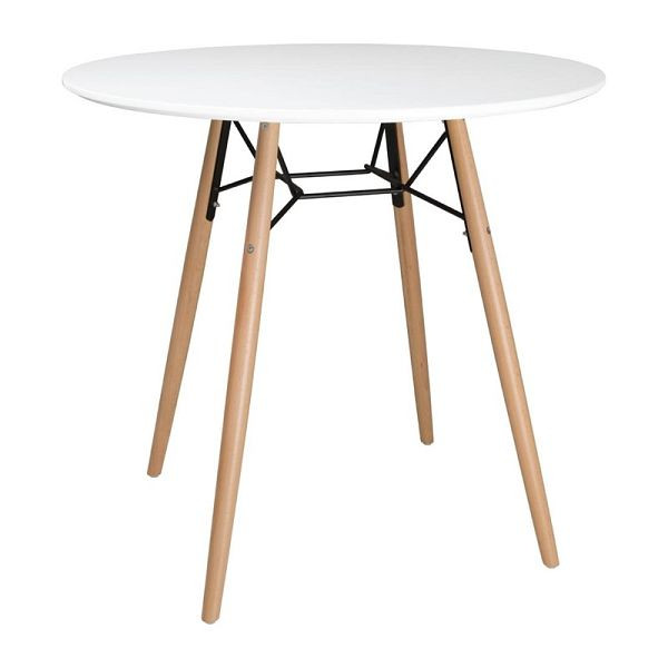 Bolero Arlo Table Ronde Blanc 798mm, DB218