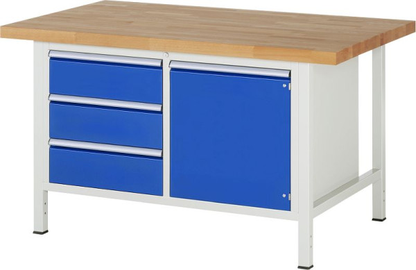 Etabli RAU série 8000 - modèle 8468, L1500 x P900 x H840-1040 mm, 13-8468A2-159B4H.11